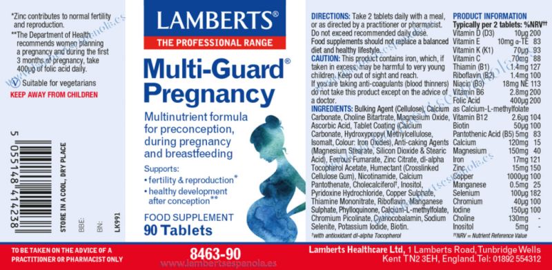 Multi Guard® Graviditet 90 tabletter - LAMBERTS Img 4