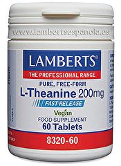 Buy LAMBERTS L-Theanine 200 mg 60 Tablets By 42,95€