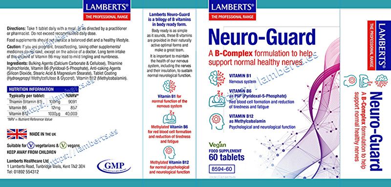 Neuro-Garde 60 comprimés - LAMBERTS Img 2