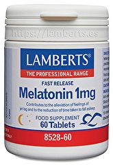 Buy LAMBERTS Melatonin 1 mg 60 tablets By 15,80€