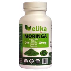 Buy ELIKAFOOD Moringa 500mg 240 Tablets By 19,99€