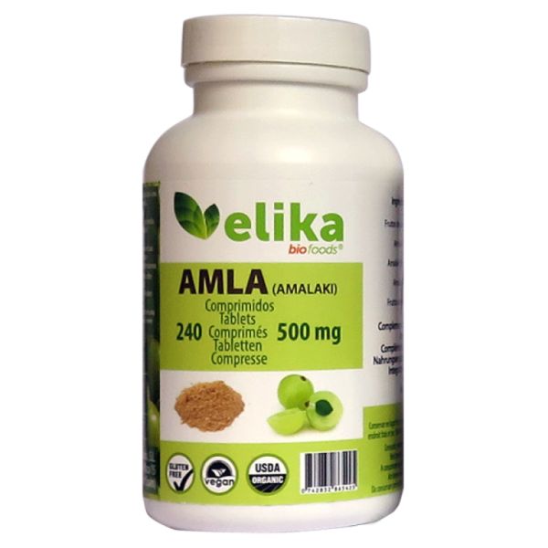 Amla 500 mg 120 Comprimidos - ELIKAFOOD