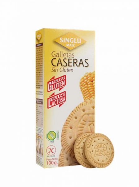 BISCOITOS CASEIROS SINGLU 100 gr - NOGLUT