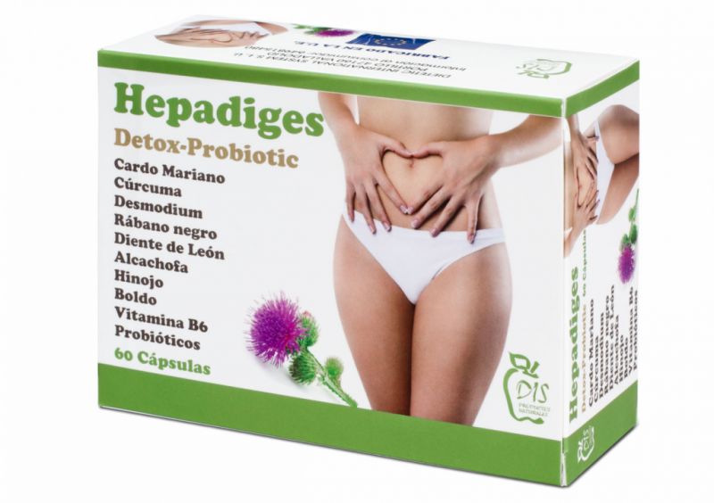 Hepadiges 60 Cápsulas 500 mg - DIETETIC INTERNATIONAL SYSTEM