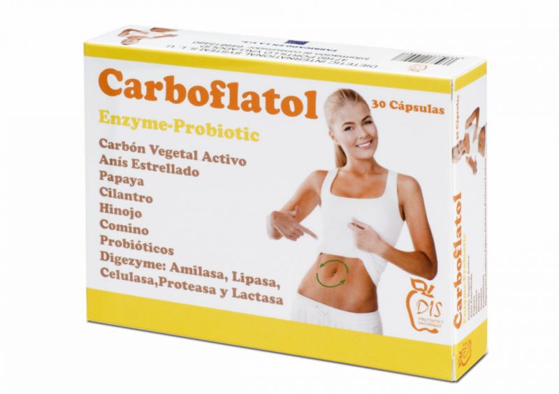 Carboflatol 30 Cápsulas 500 mg