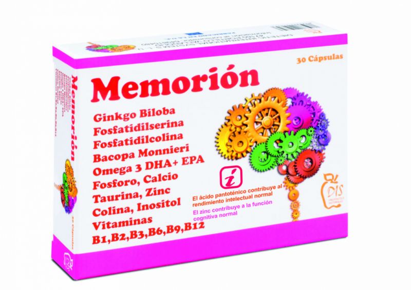 Memorion 500 mg 30 Cápsulas - DIETETIC INTERNATIONAL SYSTEM