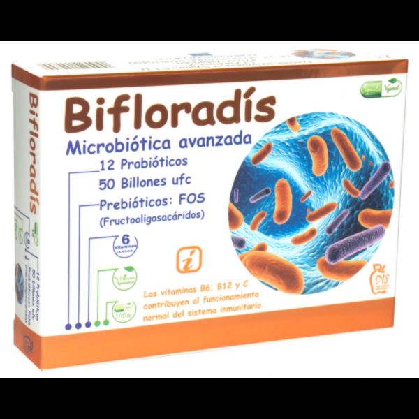 Bifloradis 30 Cápsulas - DIETETIC INTERNATIONAL SYSTEM