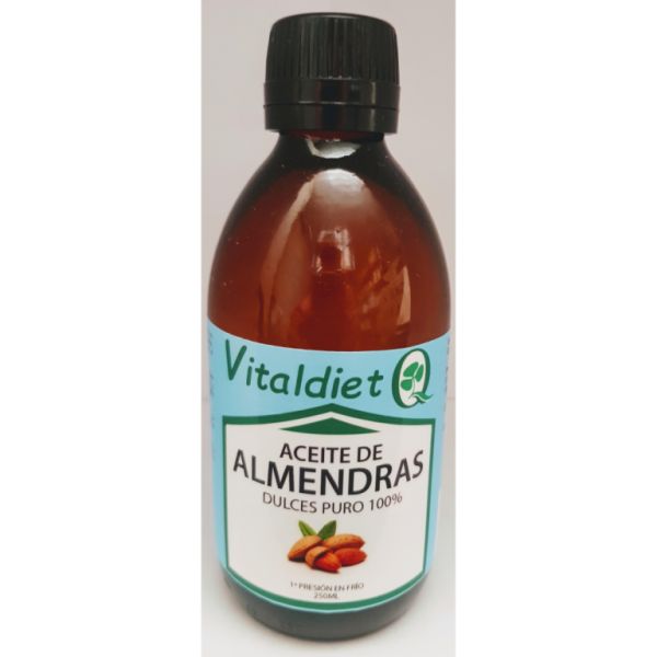 100% PURE ZOETE AMANDELOLIE 250 ML - VITALDIET