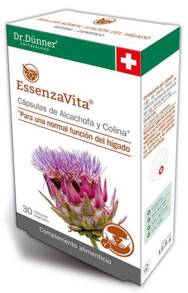 Alcachofra Essenzavita e Hill 30 cápsulas vegetais