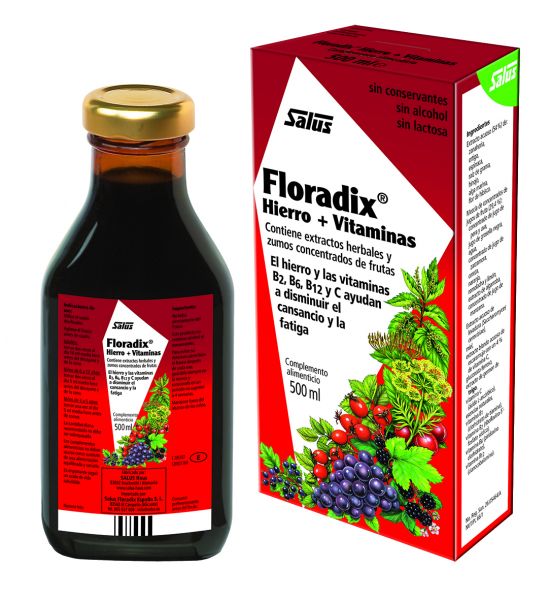 Floradix 500 ml. Eliminates tiredness and fatigue