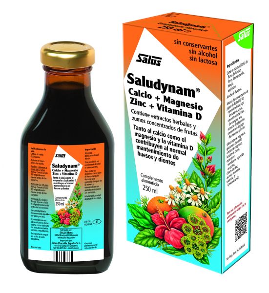 Saludynam 250 ml. Bones and muscles in shape