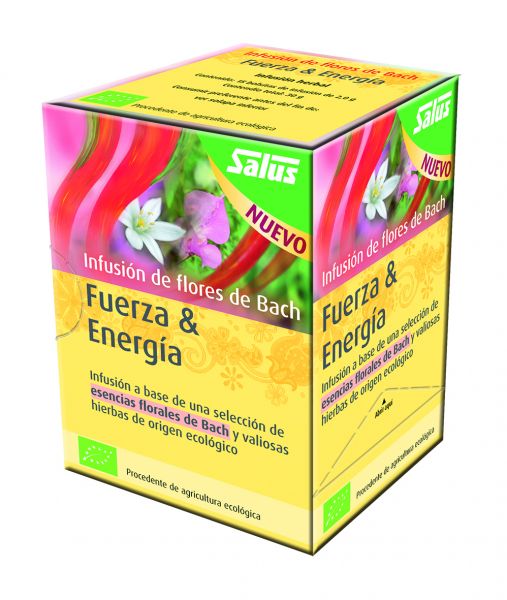 Bach Flowers Styrka och energiinfusion 15 filter