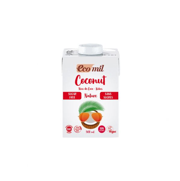 Kokos Natuur Biologisch 500 ml - ECOMIL