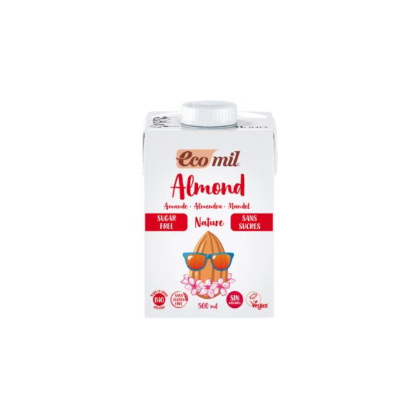 Amandel Natuur Biologisch 500 ml - ECOMIL