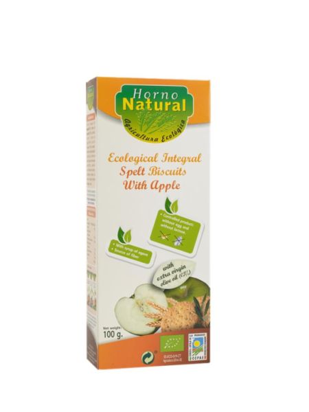 Galleta Espelta Manzana Eco 100 g - Horno Natural