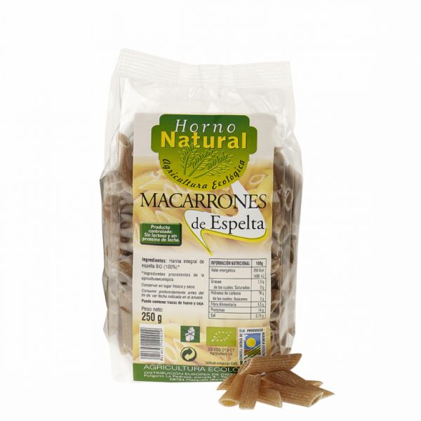 Biologische Speltmacaroni 250 g - Horno Natural