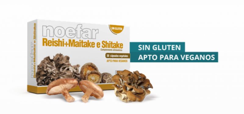 REISHI-MAITAKE-SHITAKE 30 Vcaps - NOEFAR