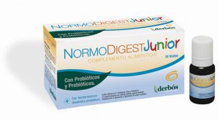 Acheter DERBÓS Normodigest Junior 10 Ampoules Par 22,14€