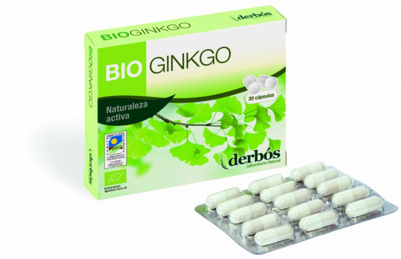 Bio Ginkgo Biloba 30 Cápsulas - DERBÓS