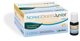 Acheter DERBÓS Normodigest Junior 20 Ampoules Par 34,00€