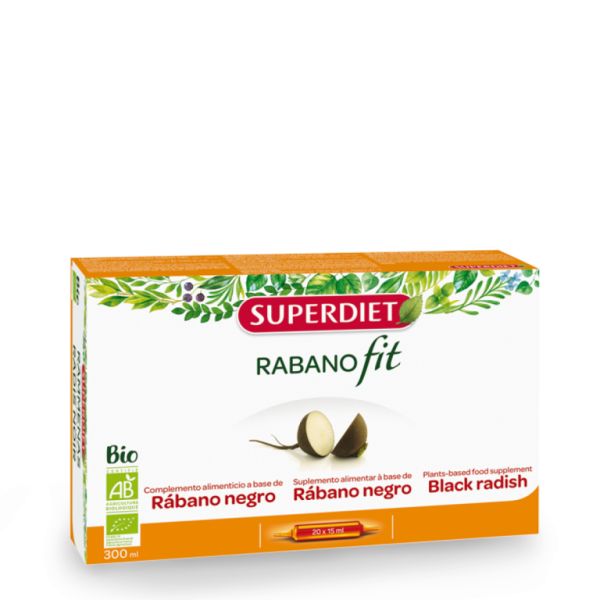 Rabanofit Black Rabanete Bio 20 Frascos