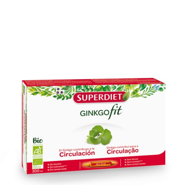 Ginkgofit Bio 20 Ampolas - SUPERDIET