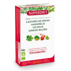 Comprar SUPERDIET Cuarteto Vid Roja Circulación Bio 20 Ampollas Por 20,00€