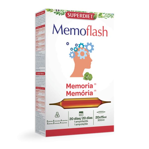 Memoflash 20 Ampolas - SUPERDIET