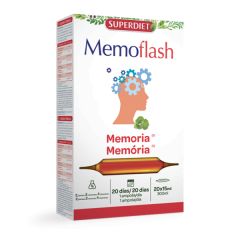 Comprar SUPERDIET Memoflash 20 Ampollas Por 25,10€