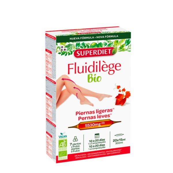 Fluidilege Bio 20 Ampolas - SUPERDIET