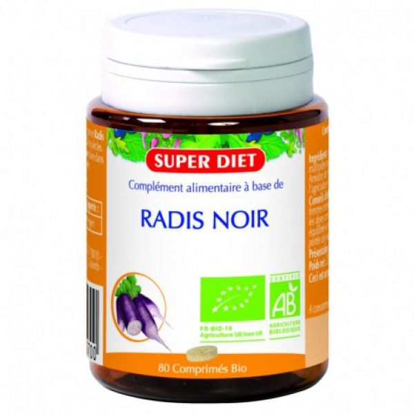 BIOLOGISCHE ZWARTE RADIJS 80 Comp - SUPERDIET