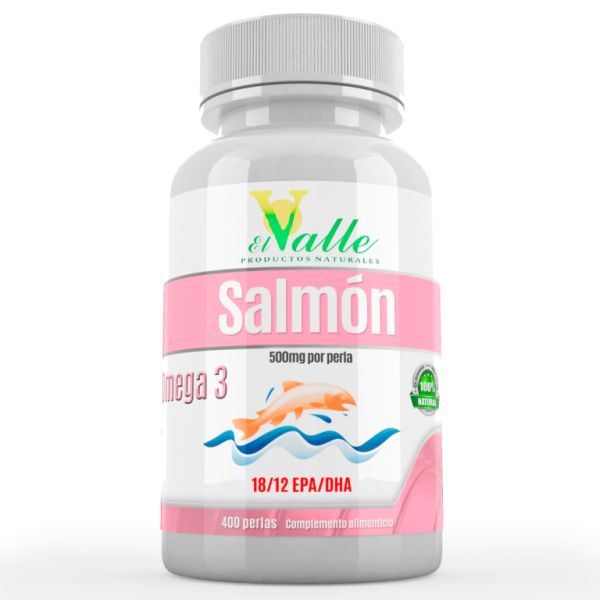 Aceite de Salmón 400 Perlas - EL VALLE