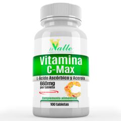 Buy EL VALLE VITAMIN C AND ACEROLA 100 Tablets By 15,00€