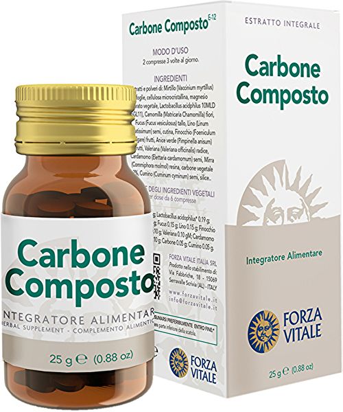 Carbone Composto 25 g - FORZA VITALE