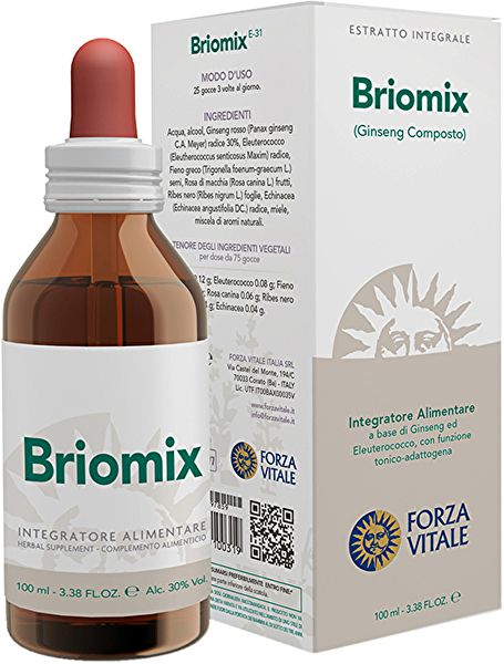 Briomix Ginseng Composto 100 ml - FORZA VITALE