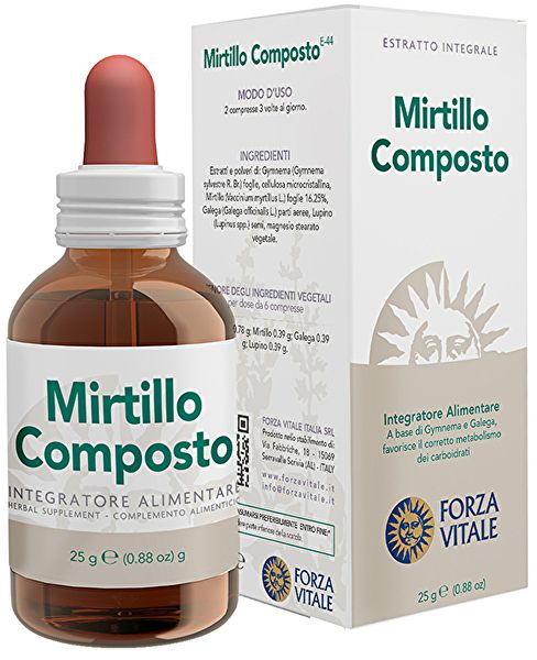 Mirtilio Compost 25 g - FORZA VITALE