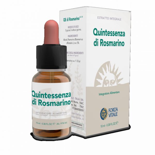 Quinta Esencia Rosmarino 10 ml - FORZA VITALE