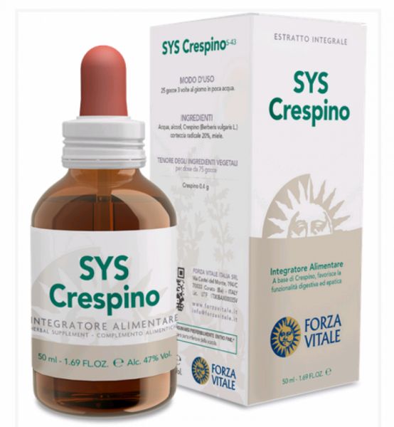 Sistema Crespino 50 ml. Funzionalità digestiva ed epatica