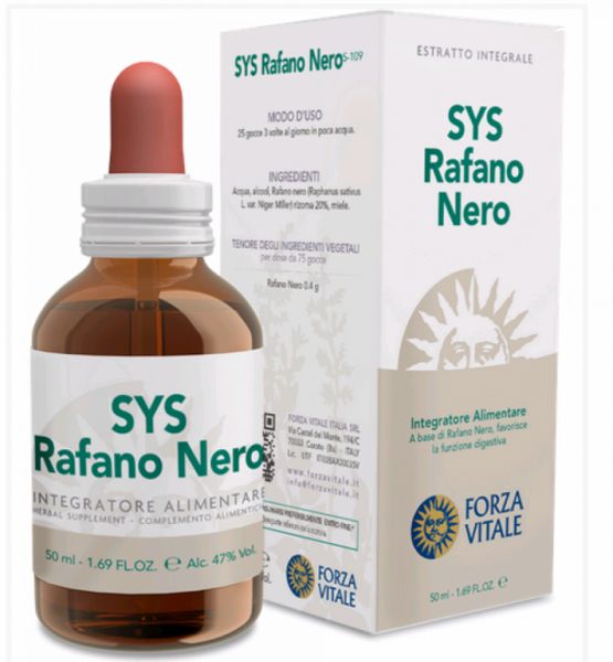 Sys Black Radish 50 ml - FORZA VITALE