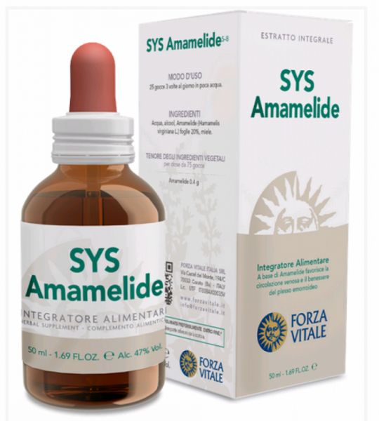 Sistema Amamelide (Hamamelis) 50 ml - FORZA VITALE