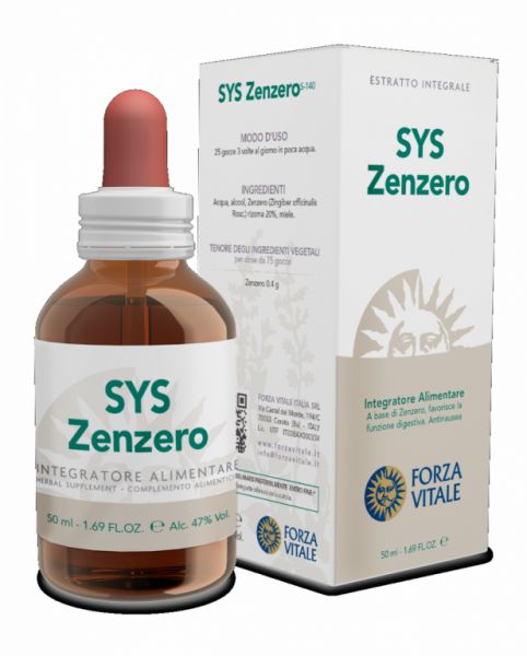 Sys Zenzero (Gingembre) 50 ml - FORZA VITALE