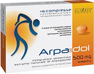 Buy GLAUBER Arpagodol 500 mg 45 tablets By 34,35€