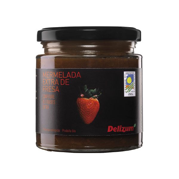 Confettura Extra di Fragole 270 g - DELIZUM