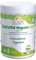 Buy BE-LIFE Turmeric Magnum 3200 60 Capsules By 25,37€