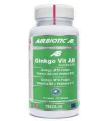 Acheter AIRBIOTIC Ginkgo Vitamine AB Complexe 6 000 30 Comprimés Par 16,95€