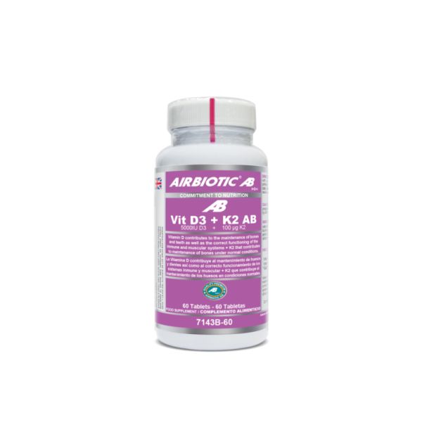 Vitamin D3 + K2 60 T Tabletten - AIRBIOTIC