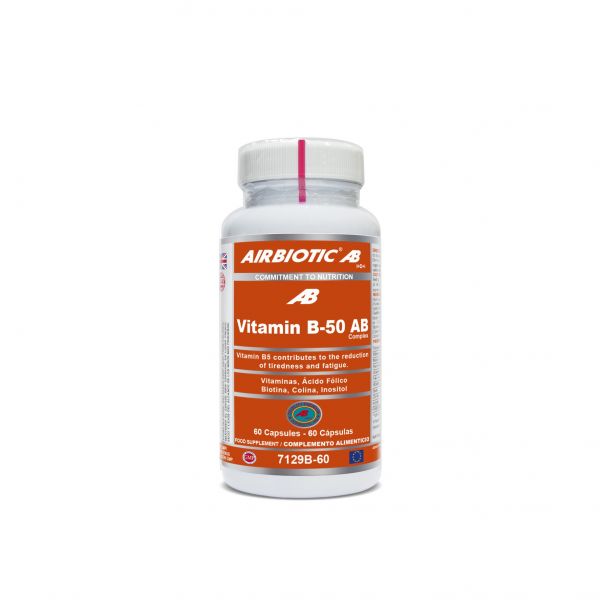 Vitamin B-50 AB komplex 60 kapslar - AIRBIOTIC