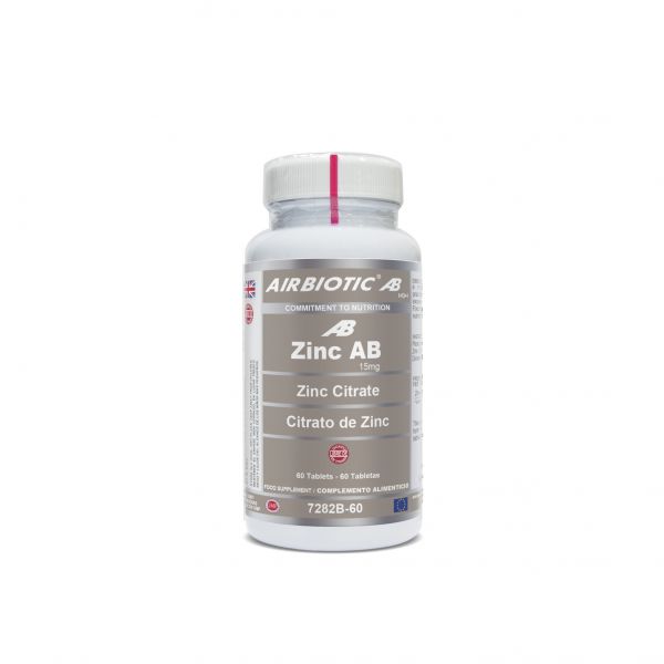 Citrate de Zinc AB 15 mg 60 Comprimés - AIRBIOTIC