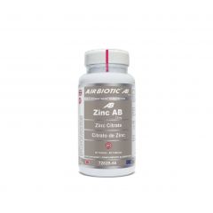 Acheter AIRBIOTIC Citrate de Zinc AB 15 mg 60 Comprimés Par 13,95€