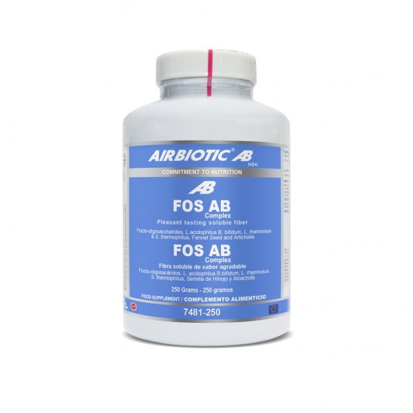 Fos AB complex Fibra soluble de sabor agradable 250 gramos